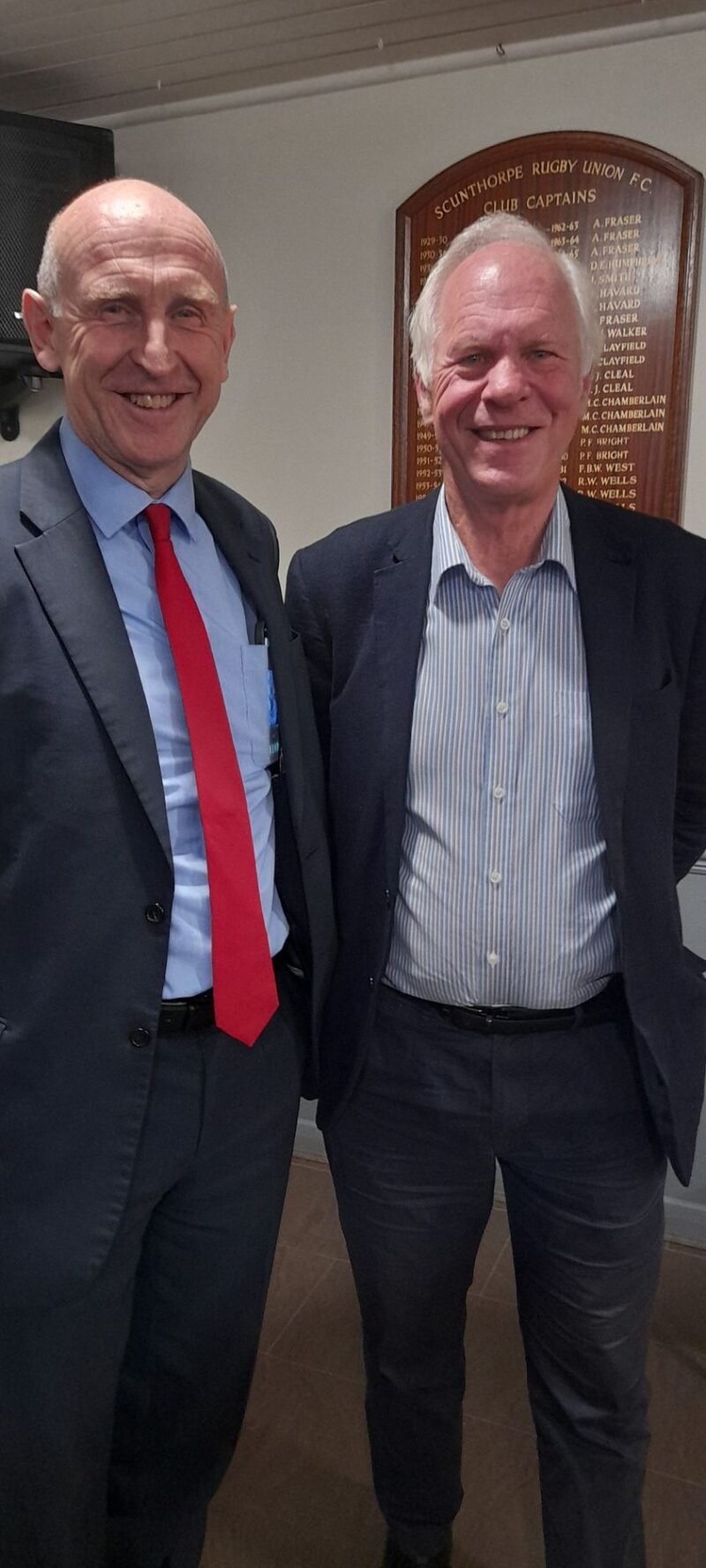 John Healey MP and Nic Dakin